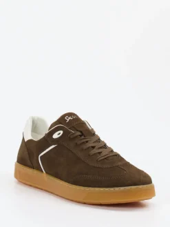 – Sneaker aus Veloursleder Schokobraun*Sioux Best