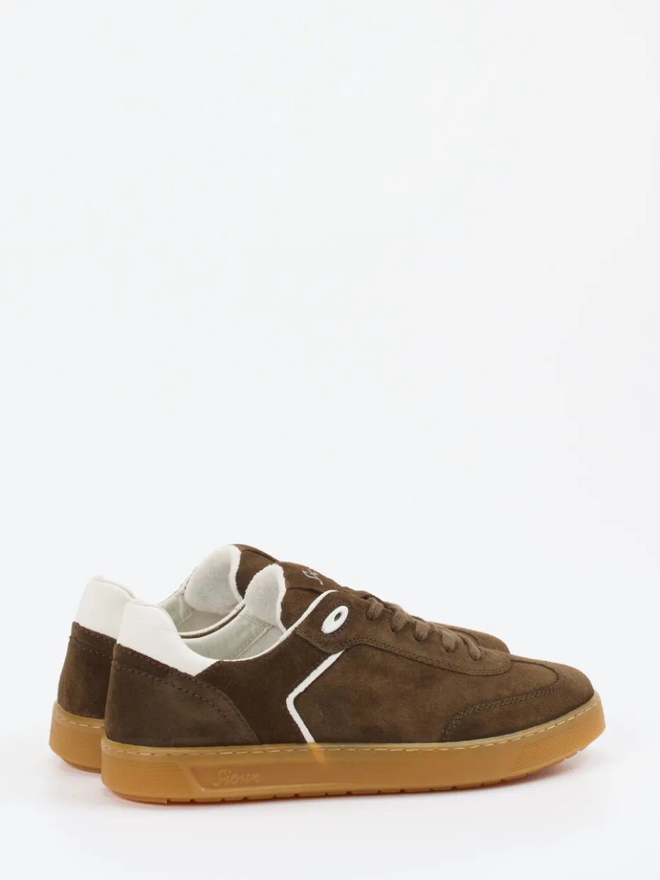 – Sneaker aus Veloursleder Schokobraun*Sioux Best
