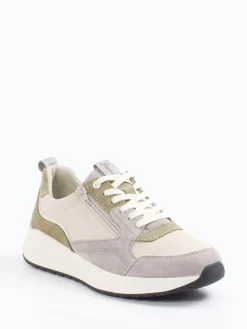 – Sneaker aus Veloursleder in Beige*Sioux Discount