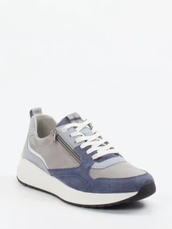 – Sneaker aus Veloursleder in Grau*Sioux Online