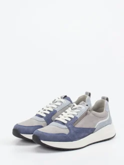 – Sneaker aus Veloursleder in Grau*Sioux Online