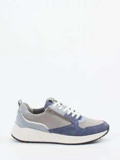 – Sneaker aus Veloursleder in Grau*Sioux Online