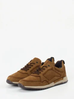 – Sneaker aus Veloursleder cognac*Sioux Best