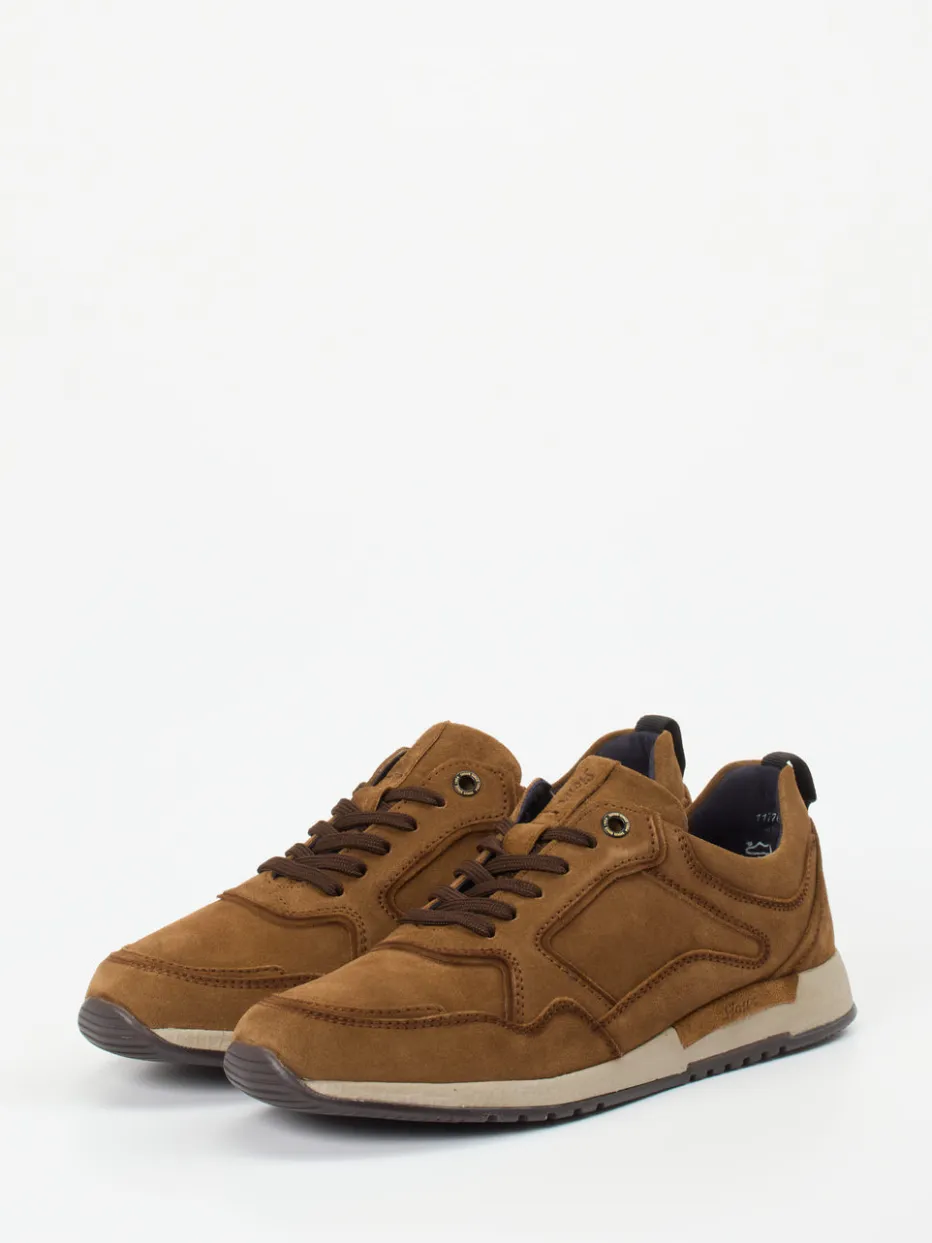 – Sneaker aus Veloursleder cognac*Sioux Best