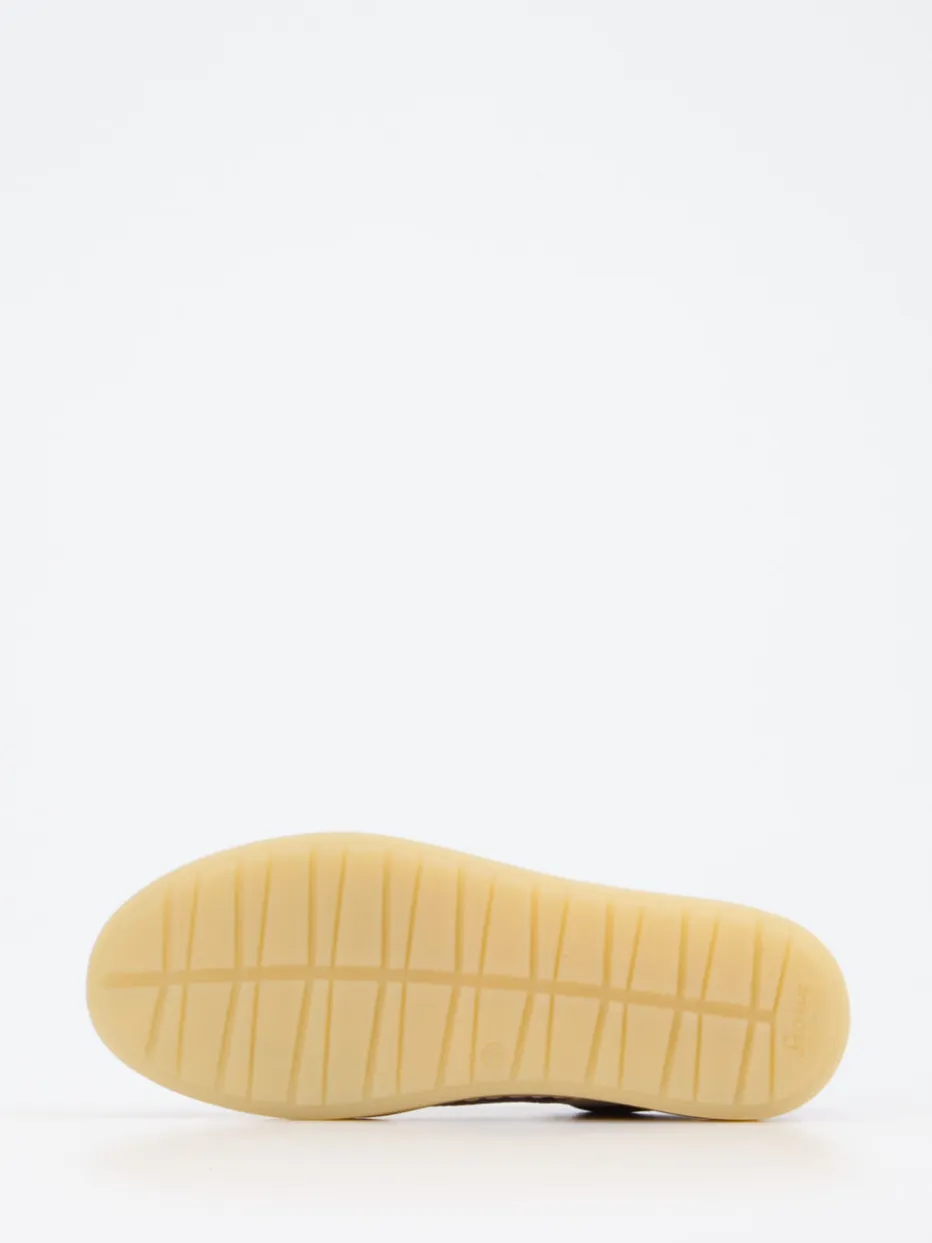 Damen Sioux – Sneaker aus Veloursleder und Glattleder wein