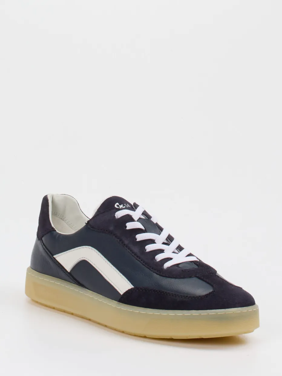 – Sneaker aus Velours- und Glattleder dunkel*Sioux Clearance