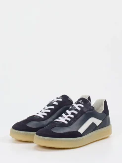 – Sneaker aus Velours- und Glattleder dunkel*Sioux Clearance