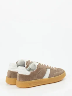 – Sneaker aus Veloursleder in Taupe*Sioux New