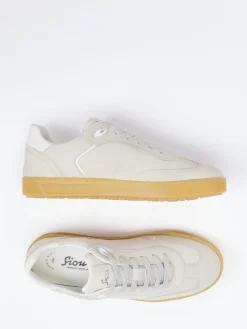 Herren Sioux – Sneaker aus Veloursleder Hell