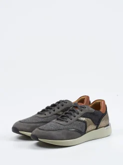 Damen Sioux – Sneaker aus Velour und Textil in