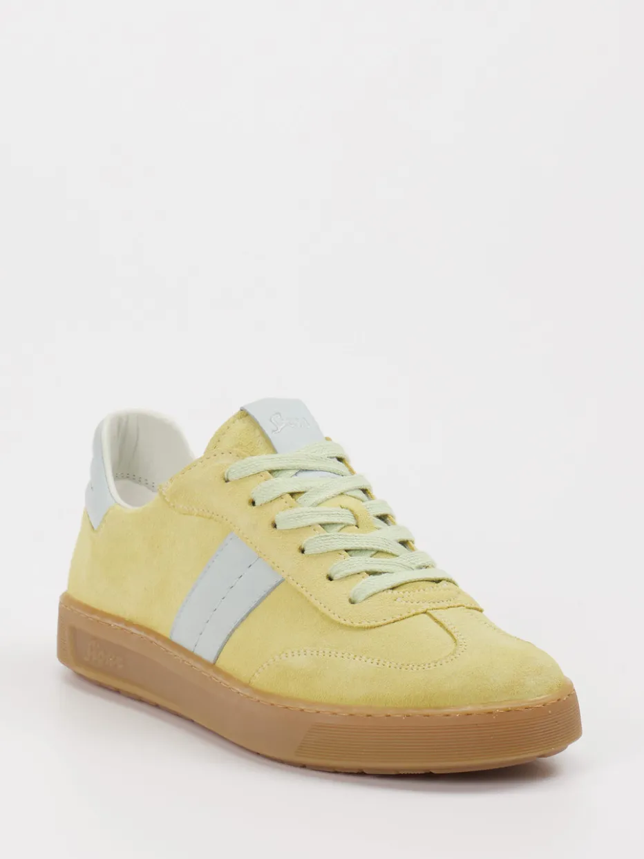 Damen Sioux – Sneaker aus Velourleder in Pastell