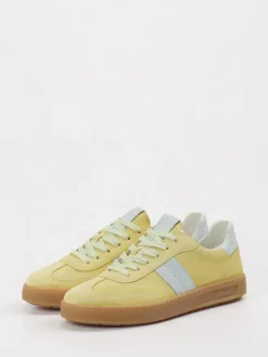 Damen Sioux – Sneaker aus Velourleder in Pastell
