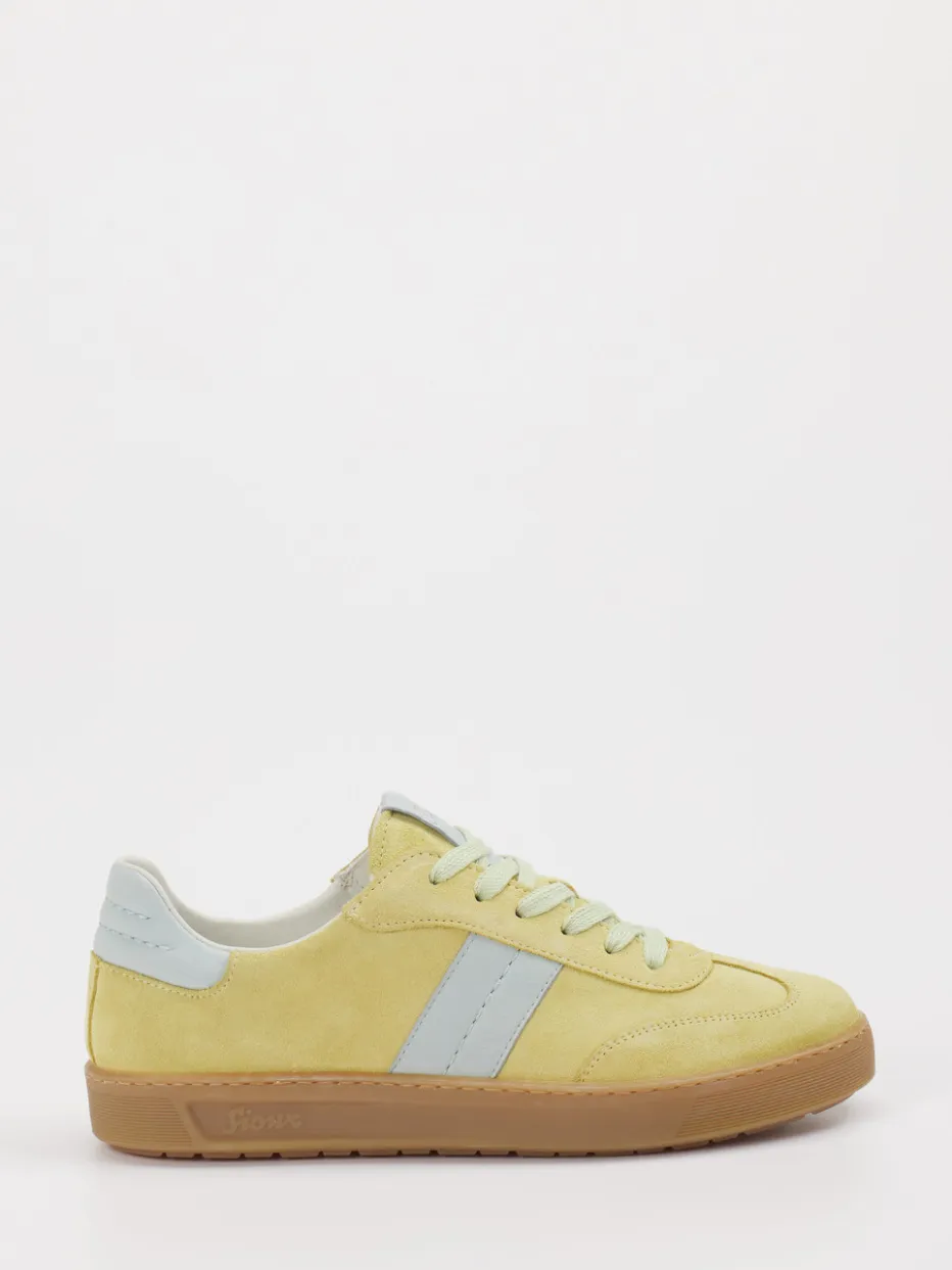 Damen Sioux – Sneaker aus Velourleder in Pastell