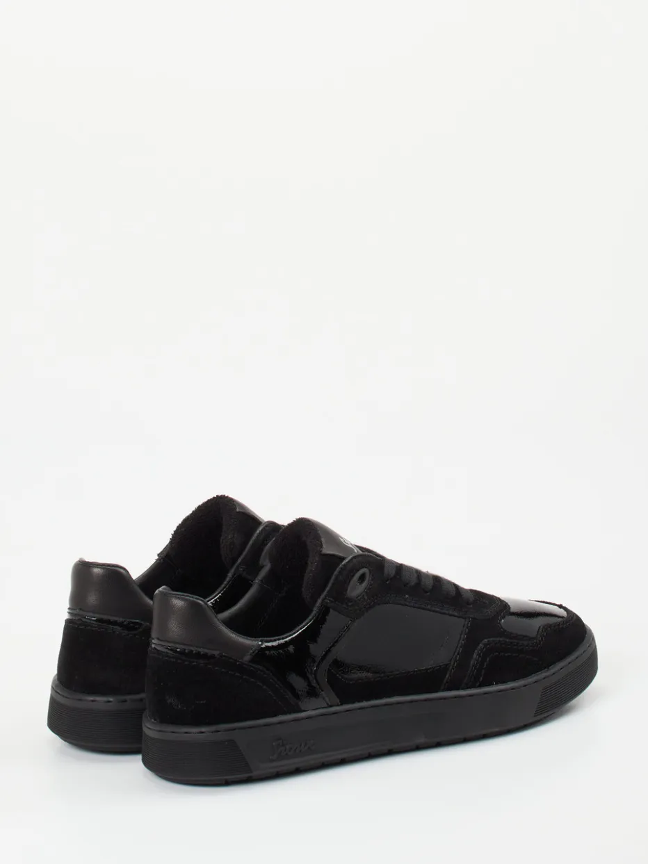 – Sneaker aus Velours- und Lackleder*Sioux Outlet