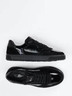 – Sneaker aus Velours- und Lackleder*Sioux Outlet