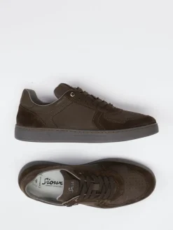 – Sneaker aus Veloursleder Dunkel*Sioux Outlet