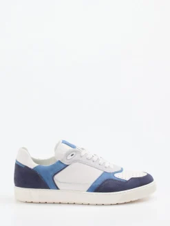 – Sneaker aus Velour/Leder in Off-White-Blau*Sioux Online