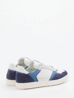– Sneaker aus Velour/Leder in Off-White-Blau*Sioux Online