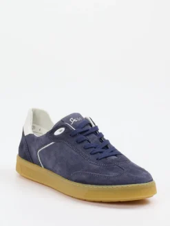 Herren Sioux – Sneaker aus Veloursleder Dunkel