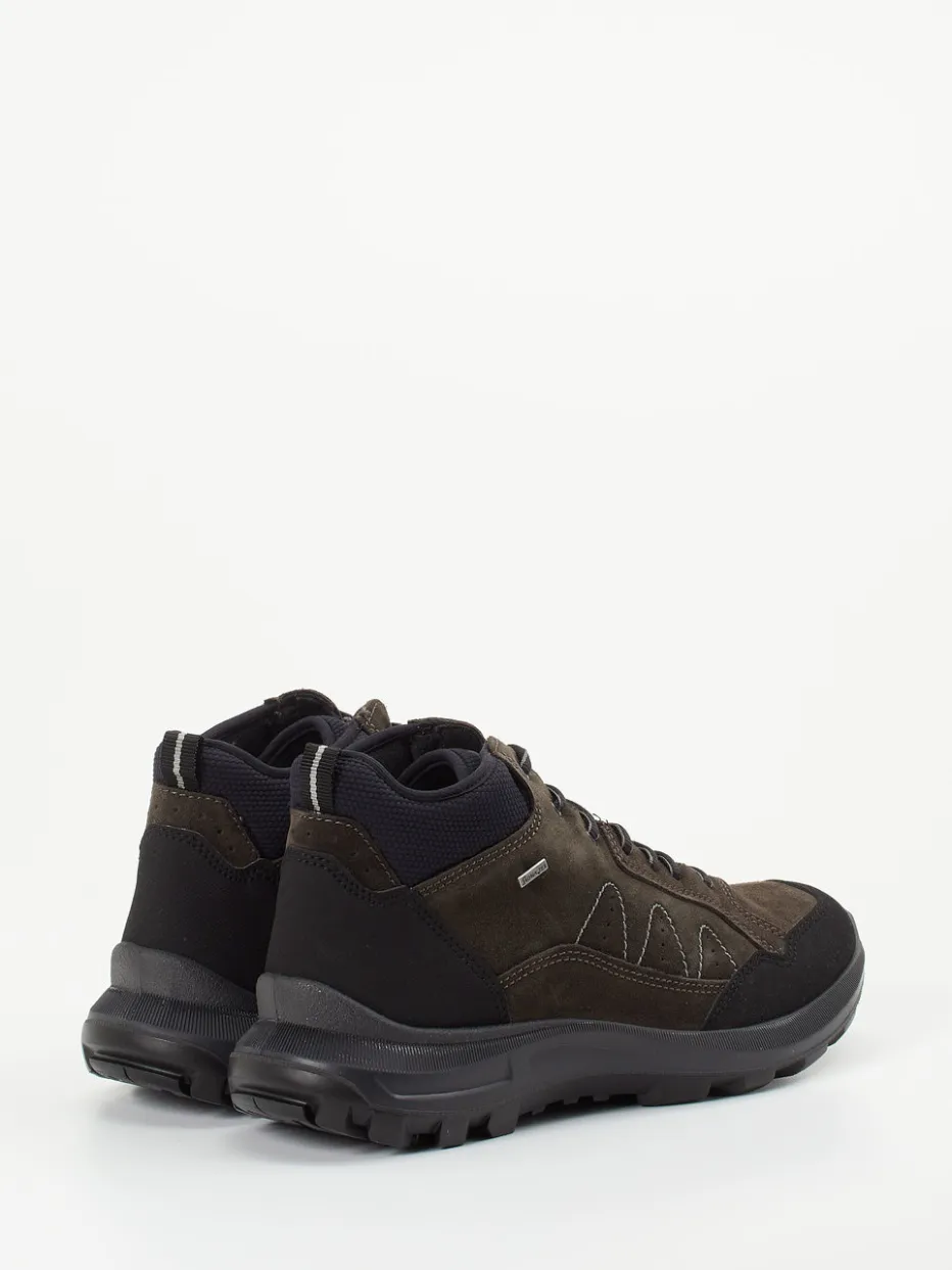 Herren Sioux – Wanderschuhe aus Veloursleder Dunkel