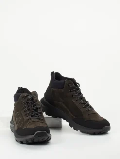 Herren Sioux – Wanderschuhe aus Veloursleder Dunkel