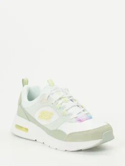 – Low-Top Sneaker aus Mesh und Veloursleder*Skechers Discount