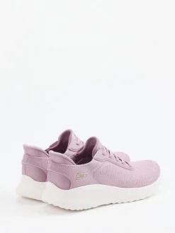 Damen Skechers – Slip-On Sneaker aus Meshtextil Flieder