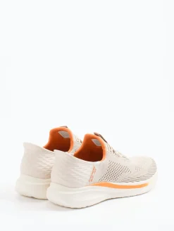 – Slip-On Sneaker aus Textilstrick Beige*Skechers Hot