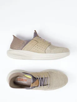 Herren Skechers – Slip-On Sneaker aus Textil in