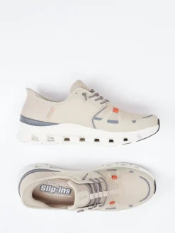 – Slip-On-Sneaker aus Mesh in Sandbeige*Skechers New