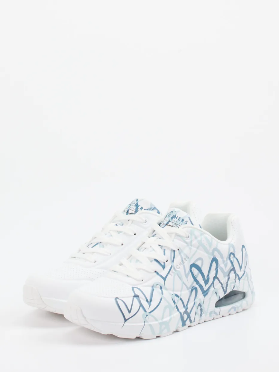 – Sneaker aus Nubukleder mit Herz-Print*Skechers Discount