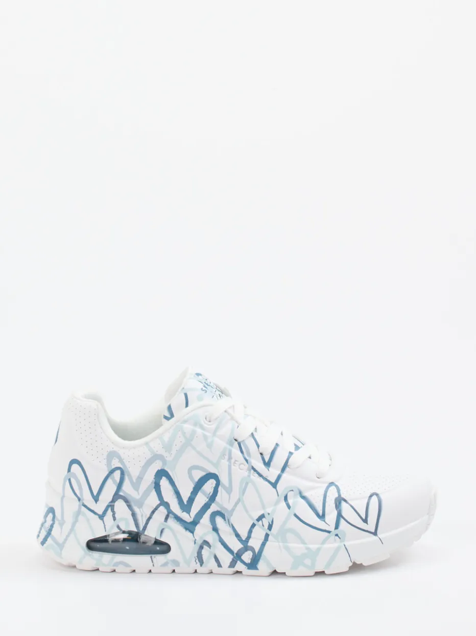 – Sneaker aus Nubukleder mit Herz-Print*Skechers Discount