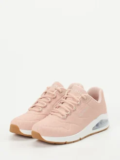 Damen Skechers – Sneaker aus Synthetik in Rosé
