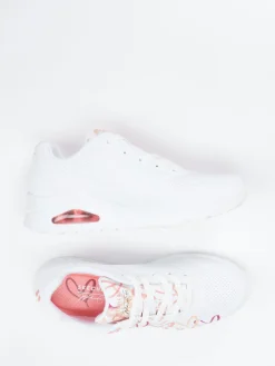 Damen Skechers – Sneaker aus Synthetik mit Herzprint