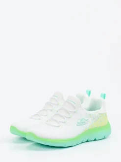 Damen Skechers – Sneaker aus Textil in mit Pastellakzenten