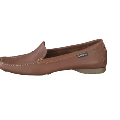 Damen Snipe – Mokassins aus Kalbleder cognac