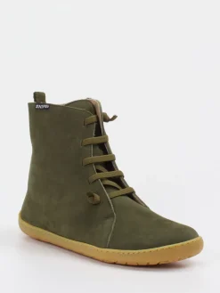 – Schnürboots aus Nubukleder oliv*Snipe Online