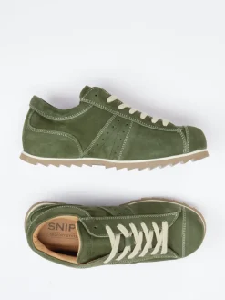 – Sneaker aus Nubukleder in Oliv*Snipe Online