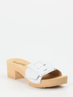 – Clogs aus Lammleder mit Holzsohle*Softclox Outlet