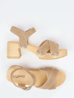 – Clogsandalen aus Veloursleder*Softclox Online