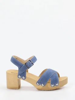 – Sandale aus geprägtem Leder in*Softclox Sale