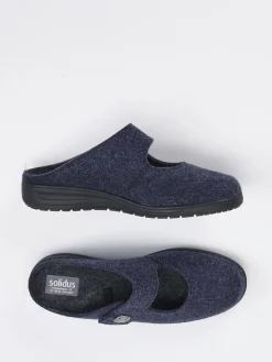 – Hausschuhe aus Filz in Dunkel*Solidus Online