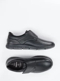 Herren Solidus – Klettslipper aus Kalbleder