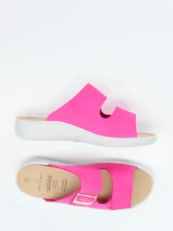 Damen Solidus – Komfort-Pantolette aus Nubukleder