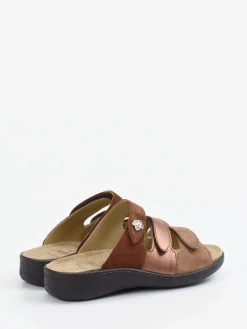 Damen Solidus – Komfort-Pantoletten aus Veloursleder