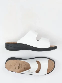 Damen Solidus – Komfort-Pantolette aus Lackleder