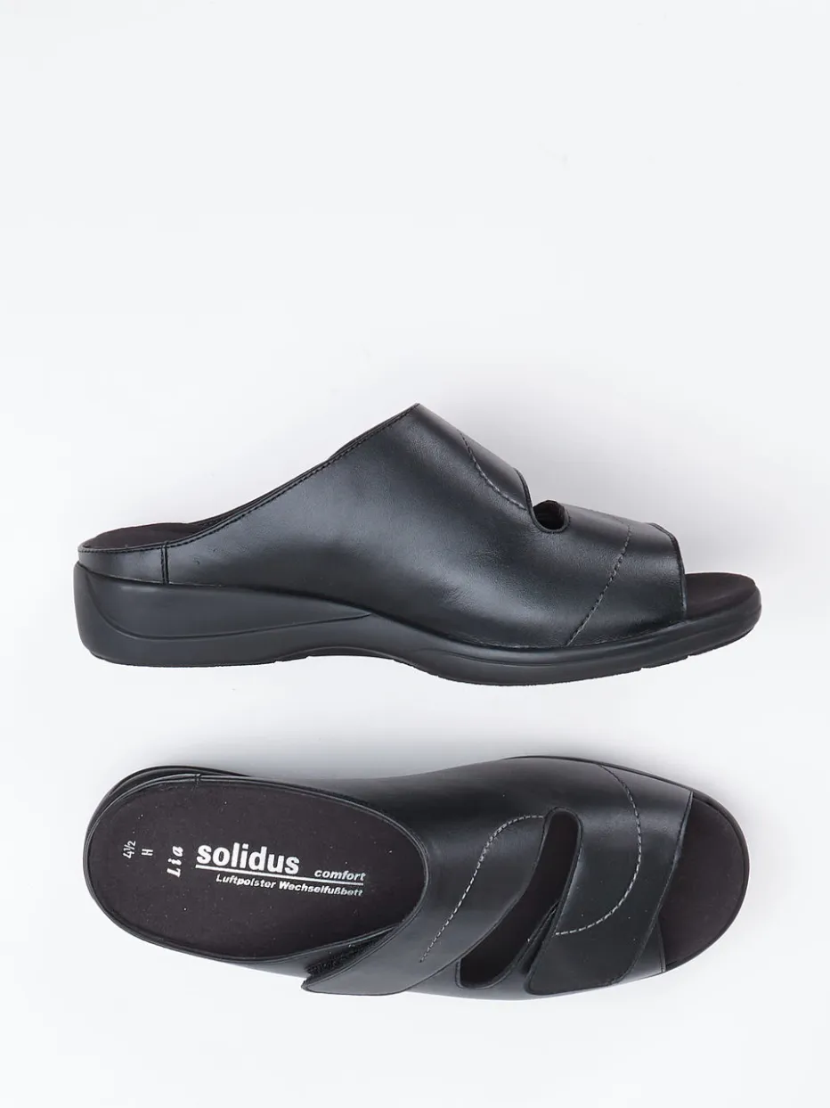 Damen Solidus – Komfort-Pantolette aus Kalbleder