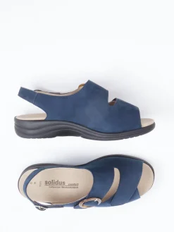 – Komfort-Sandale aus Nubukleder*Solidus Sale