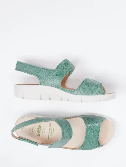 – Komfortsandale aus Flechtleder salbei*Solidus Sale