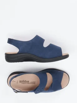 Damen Solidus – Komfortsandale aus Nubukleder